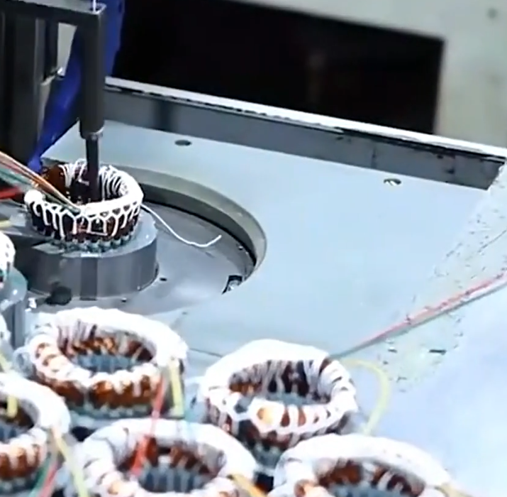 Skilled coil insertion and motor winding workstation