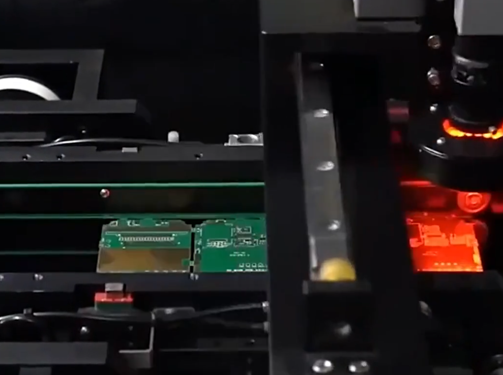 Circuit board development and optical inspection station